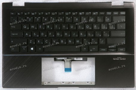 Keyboard Asus UX463FL-2G чёрная матовая, русифицированная (90NB0NY1-R32RU0, 90NB0NY1-R31RU0, 13N1-A0A0111)+Topcase Keyboard Asus UX463FL-2G чёрная матовая, русифицированная (90NB0NY1-R32RU0, 90NB0NY1-R31RU0, 13N1-A0A0111)+Topcase