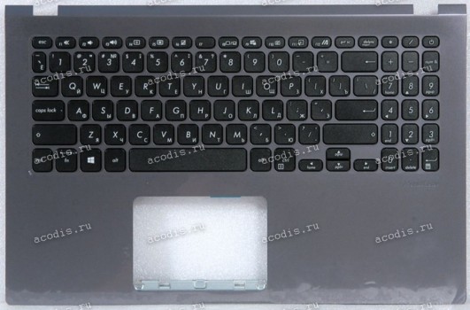 Keyboard Asus X509FA-1G серый металлик, русифицированная (90NB0MZ2-R31RU1)+Topcase