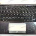 Keyboard Asus E203MA-1B чёрная матовая на сером, русифицированная (90NB0J02-R31RU0, 39XKCTCJN10, 0KNL0-1101RU00)+Topcase