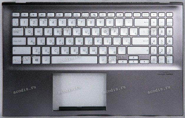 Keyboard Asus X531FA-2G тёмно-серый металлик, русифицированная (90NB0LL2-R31RU0, 13NB0LL1P03011)+Topcase