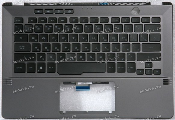 Keyboard Asus GA401II, GA401IH, GA401IU, GA401IV-1E тёмно-серый русифицированная (90NR03F3-R31RU1, 6053B1788121, 90NR03F3-R31RU2)+Topcase