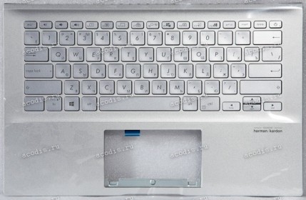 Keyboard Asus X431FA-2S серебристая русифицированная (90NB0LR4-R31RU0, HQ207205500)+Topcase
