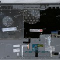Keyboard Samsung NP530U4C-S01RU чёрная на сером, русифицированная (BA75-04038M, CNBA5903382A, BA59-03382A) + Topcase