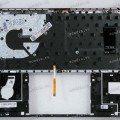 Keyboard HP EliteBook 840 G9, G10, 845 G9, G10 (М93405-251, N09058-251, N55235-001, N45442-251, N55235-251, N09058-001, N09059-B31, N09059-001, N45443-B31, 6070B2190301, 230514 D19, PCABSFR576e, 6051B1498101) чёрная матовая в серебристой рамке русифициров