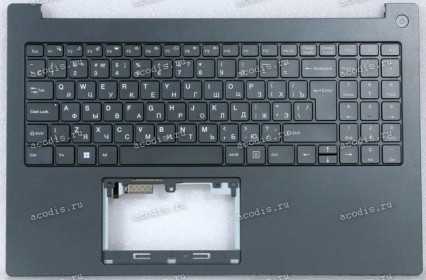 Keyboard F+ Fplus FlapTop I FLTP-5i3-8256-w, FLTP-5i3-8512-w, FLTP-5i3-16512-w, FLTP-5i5-8256-w, FLTP-5i5-8512-w, FLTP-5i5-16512-w, FLTP-5i5-161024-w чёрная в чёрном топкейсе русская оригинальная (PW0K-156Z1U-C00300292, F0099-001 MB3281001) original