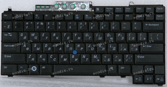 Keyboard Dell Latitude D630 чёрная русифицированная (7NT006606, D102, E178672)