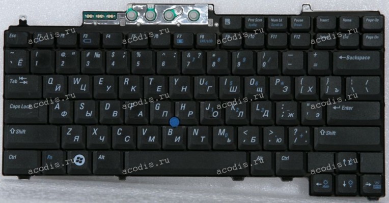 Keyboard Dell Latitude D630 чёрная русифицированная (7NT006606, D102, E178672)