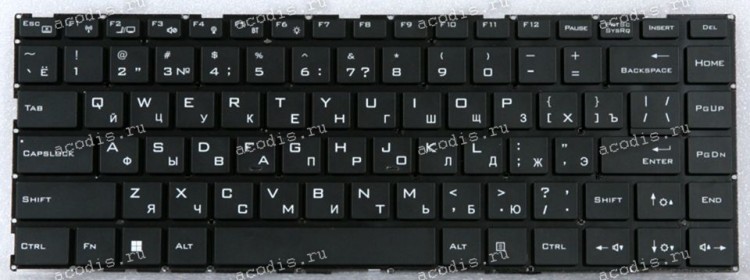 Keyboard Machenike 16" Intel Gen 12 X3A-GGRMAC03, MC-16i512500HQ120HGM00RU, MC-16i712700HQ120HGM00RU, ThundeRobot 16" Gen 2 (DOK-V6703A 51HB0-RU 2208, 10.6640.00.000560-0325, 10.6640.00.000560-0539, 10.6640.00.000560-0645, 10.6640.00.000560-1014, 05300772