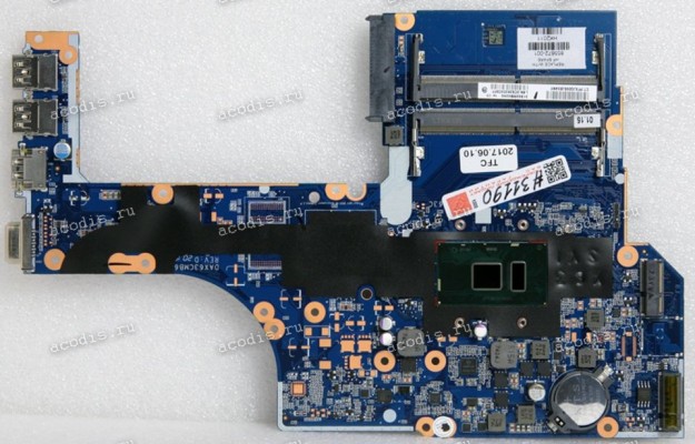 MB HP ProBook 450 G3, 470 G3 (855672-001, 855672-601, DAX63CMB6C0 REV:C) (w/o s/n, OS lic, DMI, etc.) Intel Core i5-6200U SR2EY, Nuvoton NPCE586HA0MX, CX7501-11Z, Infineon SLB9670, AS393M-G1, NXP 36242L, NXP P3366, NCP81206, MDU5692S, GigaDevices 25B128CS MB HP ProBook 450 G3, 470 G3 (855672-001, 855672-601, DAX63CMB6C0 REV:C) (w/o s/n, OS lic, DMI, etc.) Intel Core i5-6200U SR2EY, Nuvoton NPCE586HA0MX, CX7501-11Z, Infineon SLB9670, AS393M-G1, NXP 36242L, NXP P3366, NCP81206, MDU5692S, GigaDevices 25B128CS