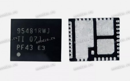 Микросхема Texas Instruments CSD95481RWJ, 95481RWJ VQFN-40 (Asus p/n: 07035-00150100) Synchronous Buck NexFET Smart Power Stage