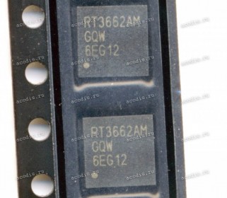 Микросхема RichTek RT3662AM, RT3662AMGQW, RT3662AM-GQW QFN-40 WQFN-40L (Asus p/n: 06095-01530200) NEW original
