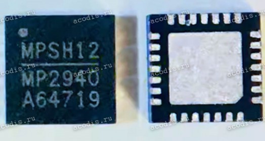 Микросхема MPS MP2940, MP2940AGRT-0022-C555-Z, MP2940AGRT-1074-C787-Z, M2940A TQFN-28 (Asus p/n: 06095-02410300) NEW original