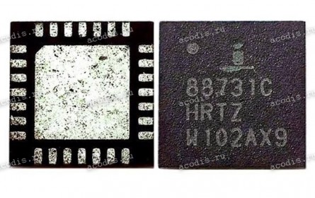 Микросхема Intersil ISL88731C, 88731C, ISL88731CHRTZ 28 Ld 5x5 TQFN, QFN-28 SMBus Level 2 Battery Charger