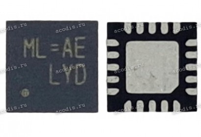 Микросхема RichTek RT6543A, RT6543AGQW (ML =  xx, ML=xx, ML=4L, ML=9G, ML = 9G) QFL-20, WQFN-20L-3x3 High Efficiency Single Synchronous Buck PWM Controller for INTEL VCCIN AUX ICL and TGL  original NEW