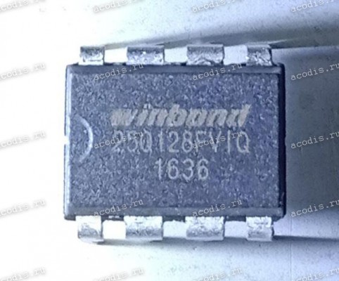 Микросхема Winbond W25Q128FVIQ, W25Q128FV1Q DIP-8 3V 128M-BIT SERIAL FLASH MEMORY WITH DUAL/QUAD SPI & QPI