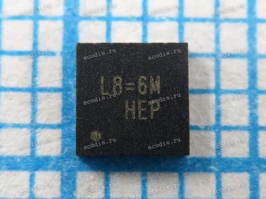 Микросхема RichTek RT6256B, RT6256BGQUF (L8= , L8 = ) UABEI / HQ11150978000 UQFN-12HL (Asus p/n: 06018-01300500) NEW original 6A, 23V Synchronous Step-Down Converter with 3.3V LDO