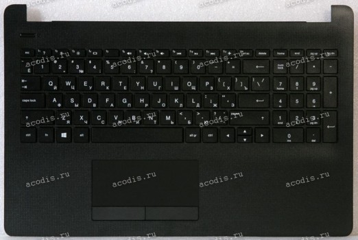 Keyboard HP 250 G6, 255 G6, 15-bs, 15-bw чёрный матовый,  русифицированная без тачпада (925008-251, 925008-001, FA204000W00#8, AM204000110, AP204000E00, 920-003388-02, TM-03320, 2B-AB316C211, PK132044A05, NBLB3 US PKNR105C0) +Topcase original NEW TOP COVE