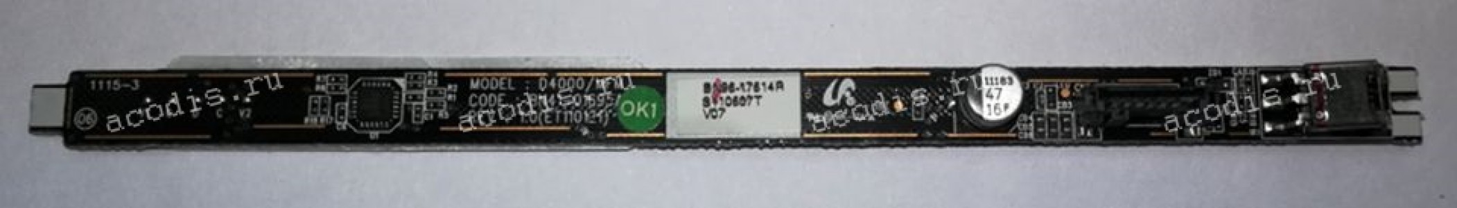 Power Switchboard Samsung LE26D451G3W, UE19D4003BHW, UE32D4000MW, UE32D4000NW, UE32D4020NW, UE32D4003BW, LE32D450G1W (D4000/MFM, BN41-01695A, BN41-01695B, BN41-01695C, BN86-17614A, BN86-17614B, BN86-17614E, BN96-17614J, BN96-17614L, BN86-17614R) Power Switchboard Samsung LE26D451G3W, UE19D4003BHW, UE32D4000MW, UE32D4000NW, UE32D4020NW, UE32D4003BW, LE32D450G1W (D4000/MFM, BN41-01695A, BN41-01695B, BN41-01695C, BN86-17614A, BN86-17614B, BN86-17614E, BN96-17614J, BN96-17614L, BN86-17614R)