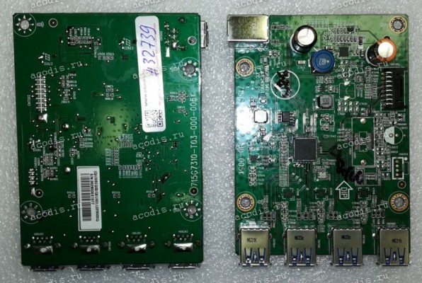 USB board Lenovo 23,0" 1920x1080 ThinkVision T2324pA (00PC133), T23I-10 715G7310-T03-000-005K (VIA VLI VL811-Q8P, S25K 5312, MXIC MX25L512E) USB board Lenovo 23,0" 1920x1080 ThinkVision T2324pA (00PC133), T23I-10 715G7310-T03-000-005K (VIA VLI VL811-Q8P, S25K 5312, MXIC MX25L512E)