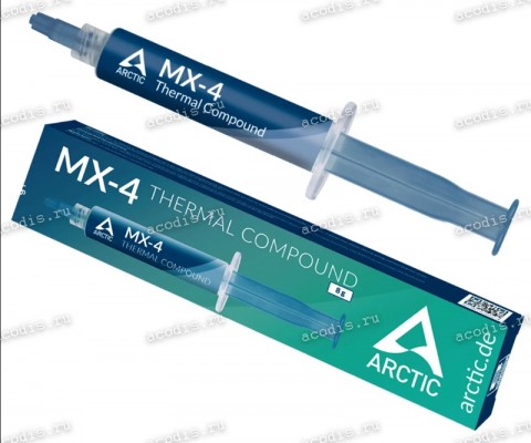 Термопаста Arctic Cooling MX-4 шприц 8g (ACTCP00008B) 8,5W/mK, 2,5 g/sm3, 870 poise, Grey