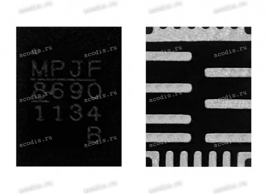 Микросхема MPS MP8690-C, MP86901-C, MP86901-CGLT-P 22V, 30A INTELLI-PHASE IN TQFN3X4