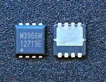 Транзистор UBIQ QM3966M6, M3966M QFN N-Channel MOSFET 30V PDFN5x6P (30V, 56A, 2W) PRPAK QCI / BAM39660001 (Asus p/n: 07005-01035800) NEW original