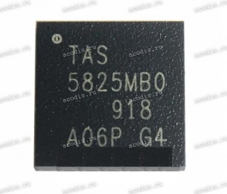 Микросхема Texas Instruments TAS5826M, SN005826M, TAS5825MRHBR VQFN (32) RHB 4.5 V to 26.4 V, 38-W Stereo, Inductor-Less, Digital Input, Closed-Loop Class-D Audio Amplifier with 192-kHz Extended Audio Processing