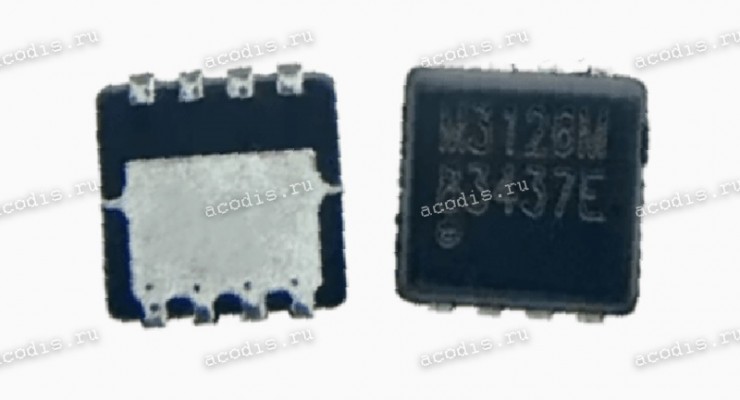 Транзистор UBIQ QM3126M3, M3126M PRPAK3x3 N-MOSFET 30V 32A 15mOhm (Asus p/n: 07005-A1110000)