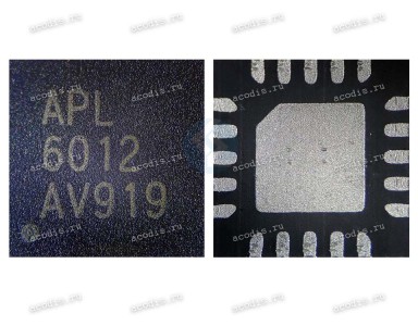 Микросхема Anpec APL6012QBI-TRG, APL6012QBI-TUG, APL 6012 TQFN3x3-20P (Asus p/n: 06021-00280000) Low-Power, 8-bit, 15-Channel Analog to Digital Converters