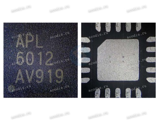 Микросхема Anpec APL6012QBI-TUG, APL 6012 TQFN3x3-20P Low-Power, 8-bit, 15-Channel Analog to Digital Converters