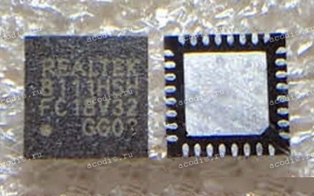 Микросхема RealTek RTL8111H, RTL8111HSH, RTL8111HSH-CG QFN