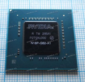 Микросхема nVidia N18P-G62-A1, TU117-775-A1 GeForce GTX1650 GB4D-128 FCBGA960 (Asus p/n: 02004-00572600) NEW original datacode 2102A1, 2104A1, 2111A1