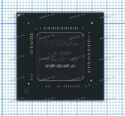 Микросхема nVidia N18P-G0-MP-A1, TU117-750-A1 GeForce GTX1650 Ti GB4D-128 FCBGA960 (Asus p/n: 02004-00571700) NEW original datacode 2111A1