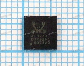 Микросхема RealTek ALC233, ALC233-CG, ALC233-CGT, ALC233-VB2-CGT MQFN48 QFN-48 PEGA 020J-00MT000 (Asus p/n: 06103-00310000) NEW original