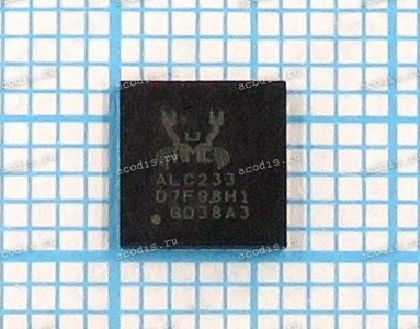 Микросхема RealTek ALC233, ALC233-CG, ALC233-CGT, ALC233-VB2-CGT MQFN48 QFN-48 PEGA 020J-00MT000 (Asus p/n: 06103-00310000) NEW original