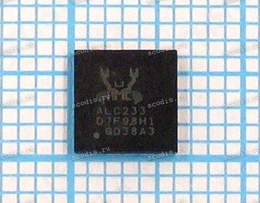 Микросхема RealTek ALC233, ALC233-CG, ALC233-CGT, ALC233-VB2-CGT MQFN48 QFN-48 PEGA 020J-00MT000 (Asus p/n: 06103-00310000) NEW original