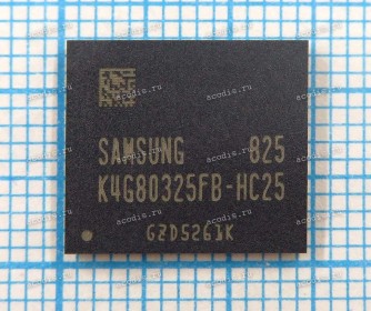 Микросхема Samsung K4G80325FB-HC25 GDDR5 256M*32 8.0 1.5V FBGA170 (Asus p/n: 03008-00050200) NEW original