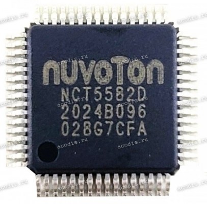 Микросхема Nuvoton NCT5582D QFP-64 с разбора