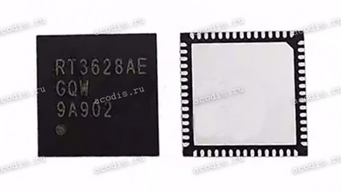 Микросхема RichTek RT3628AE, RT3628AEGQW WQFN-60 Dual Channel PWM Controller with I2C с разбора
