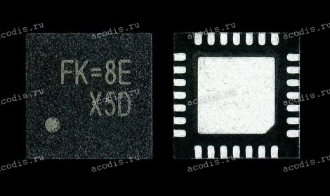 Микросхема RichTek RT3651EFGQW (FK=, FK =, FK=AA, FK=AB, FK=AC, FK=7E, FK=8A, FK=8D, FK=8E) WQFN-28 с разбора