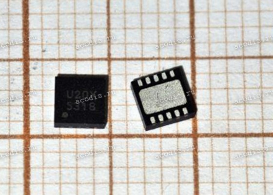 Микросхема GMT G5318RE1U QCI/AL005318000(TDFN-10) DDR TERM. REG. (U20X 5318, Asus p/n: 06094-00070200) NEW original