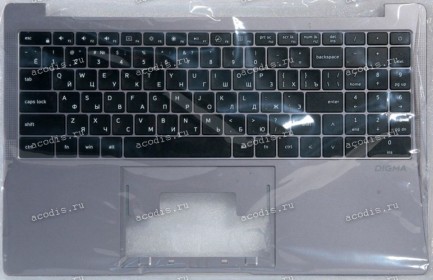 Keyboard Digma EVE C5800 DN15CN-8CXW02 + topcase без Тачпада (F0007-032 MB33010) (Black/Silver/Matte/RUO)