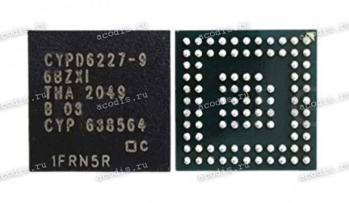 Микросхема Infineon CYPD6227-9, CYPD6227-96BZXI BGA с разбора