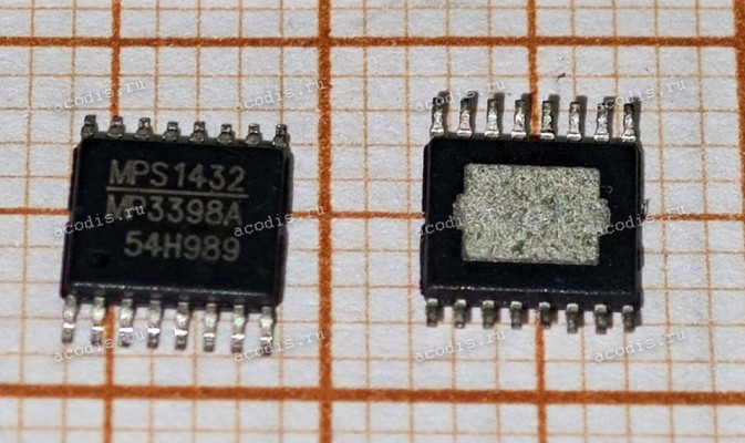 Микросхема MPS MP3398A, MP3398AGF-Z, MP3398D, MP3398DGF-Z TSSOP16-EP Микросхема MPS MP3398A, MP3398AGF-Z, MP3398D, MP3398DGF-Z TSSOP16-EP