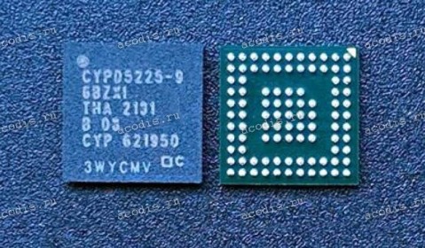 Микросхема Infineon CYPD5225-9-6BZXI, CYPD5225-96BZXI BGA UX325JA PD MODULE V51 (Asus p/n: 90NB0QY0-R90010) NEW original