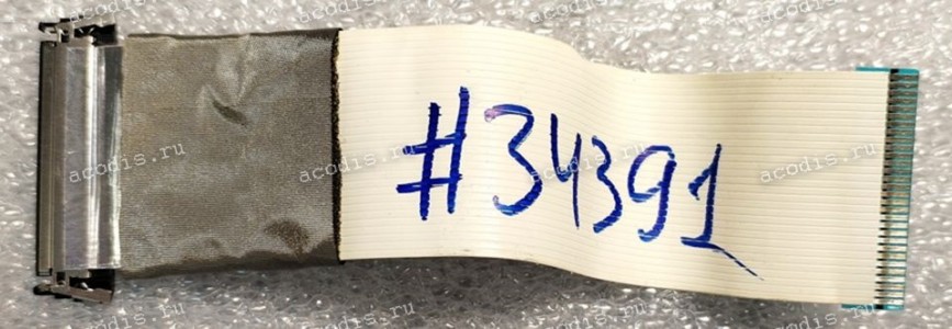 LCD LVDS FFC шлейф мониторный 30 pin обратный, шаг 1.0 mm, длина 127 mm Samsung 19,0" 1280x1024 940NW BN91-01452P (BN96-02584J)