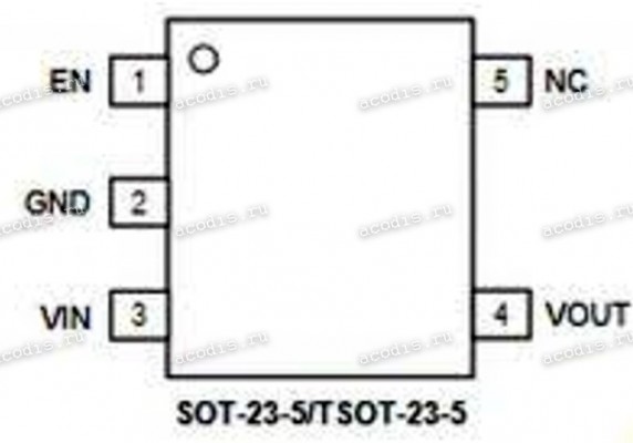 Микросхема GMT G9090-180T11U SOT-23-5 QCI AL909018000 LDO REG. (990FS, Asus p/n: 06007-01840100) NEW original