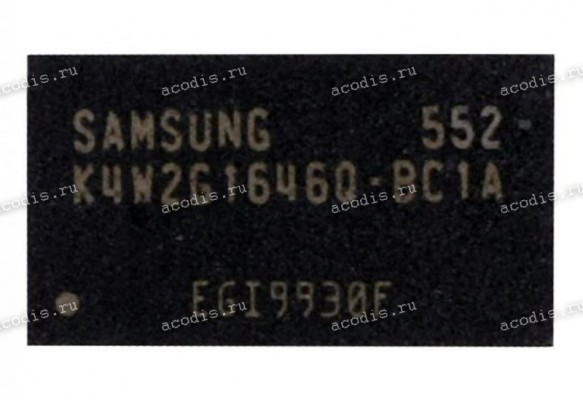 Микросхема Samsung K4W2G1646Q-BC1A GDDR3 128M*16 1.35V FBGA-96 (Asus p/n: 03007-00030300) NEW original