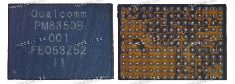 Микросхема QualComm PM8350B 001, PM8350B-001, PM-8350B-0-FOWNSP165-TR-01-0 CS FOWNSP-165
