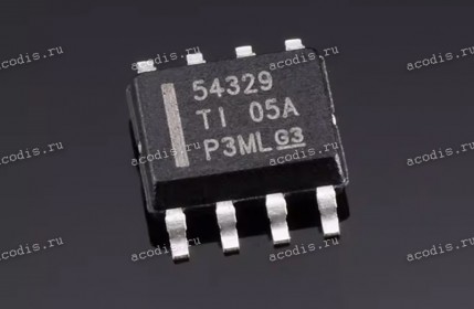 Микросхема Texas Instruments TPS54329DDA, TPS54329DDAR, TPS54329DDAT, TPS54329EDDA, TPS54329EDDAR, TPS54329EDDAT SOIC-8-EP  Преобразователь DC-DCStep-down type -40°C~+85°C@(TA) 1 Step-down Adjustable 0.76V~7V 3A 4.5V~18V 650kHz